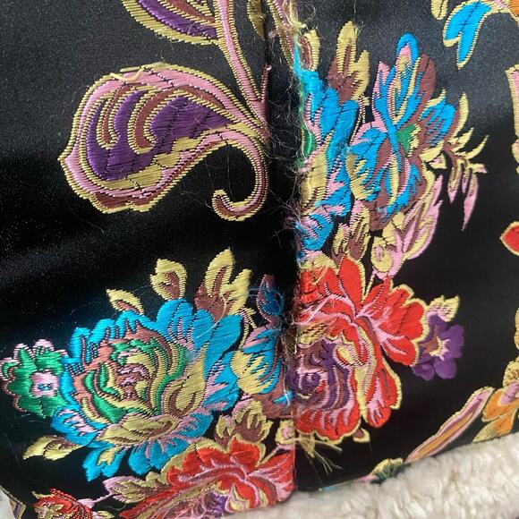 Johnny Was Sofie Jacquard Coat Womens Size Medium Embroidered Sequin Asian Tiger - Picture 8 of 10